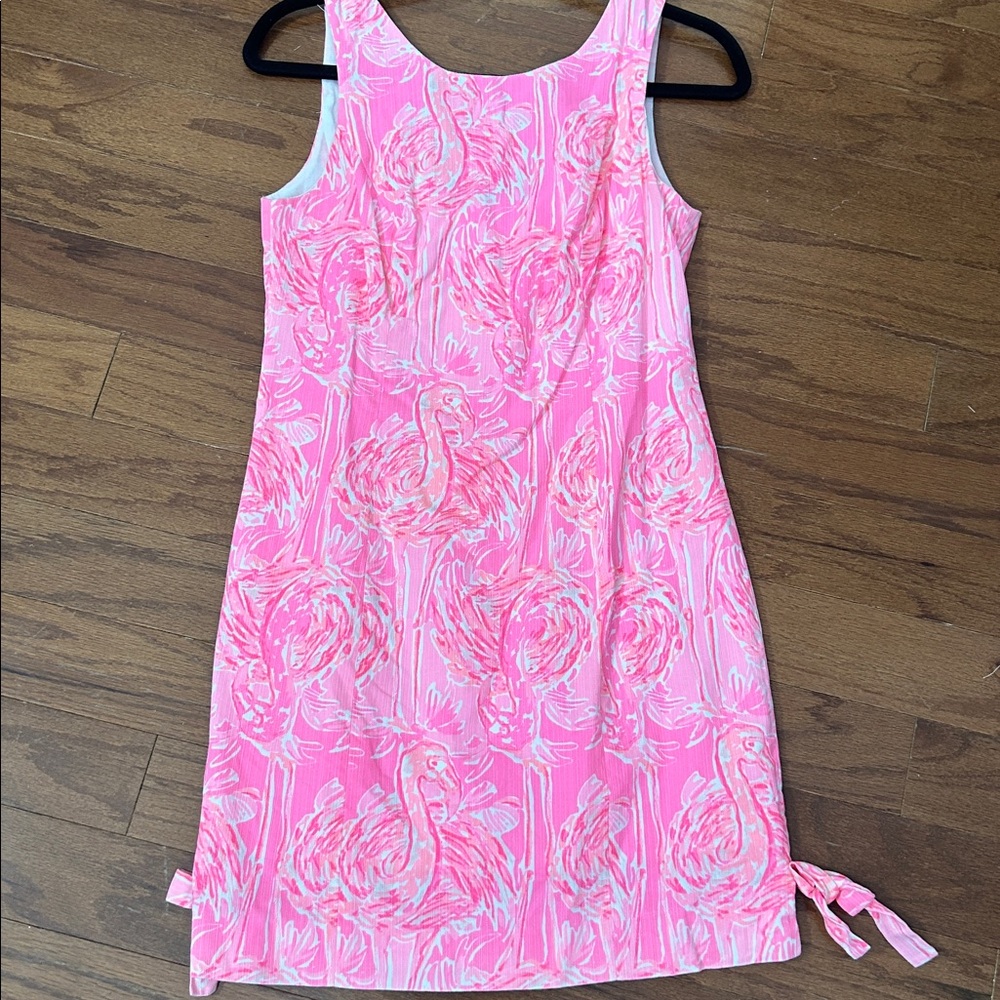 Lilly Pulitzer shift flamingo dress